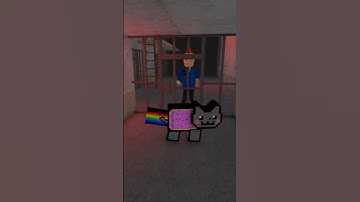 Roblox Nyan Cat Troll Evil Cop #roblox #shorts
