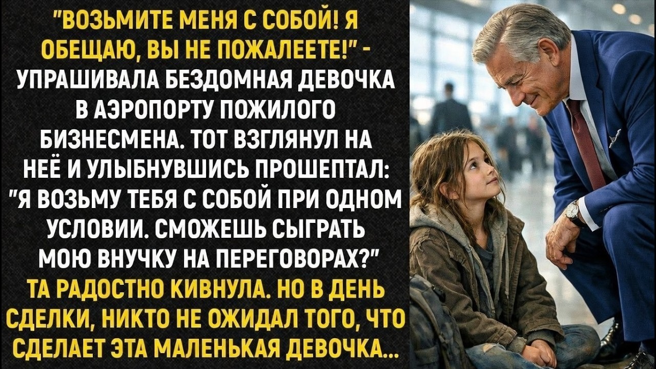«Возьмите меня с собой!» — мольба бездомной девочки в аэропорту, которая изменила всё