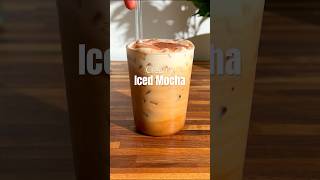 Creamy Iced Mocha 🤎 #icedcoffee