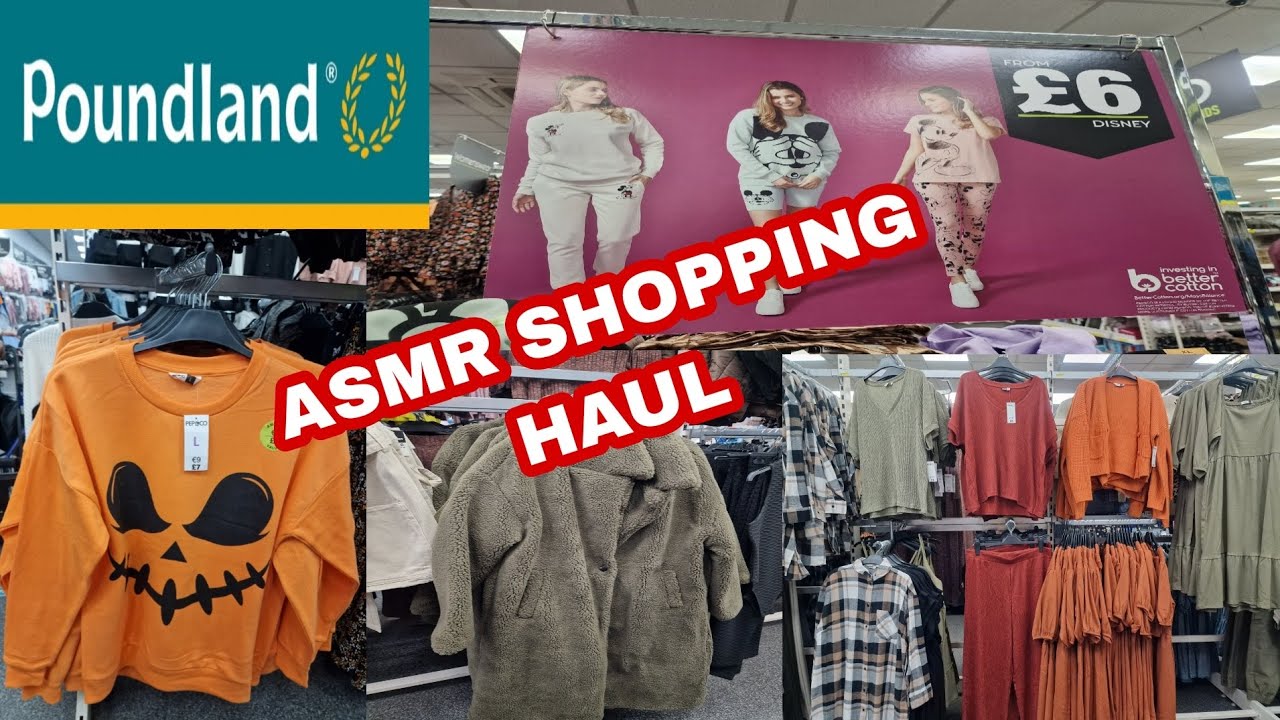 POUNDLAND PEP&CO WOMEN CLOTHES HAUL / ASMR SHOPPING HAUL POUNDLAND 
