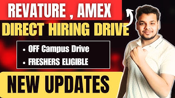 Revature Biggest Hiring Drive | Amex , Cooper | Off Campus Drive | Fresher Hiring Jobs | Latest