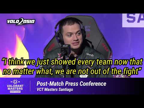 G2 Esports (G2 vs. T1) | VALORANT Masters Santiago | Post-match Press Conference