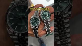 Strong visual impact on wrist #luxurywatches #rolex