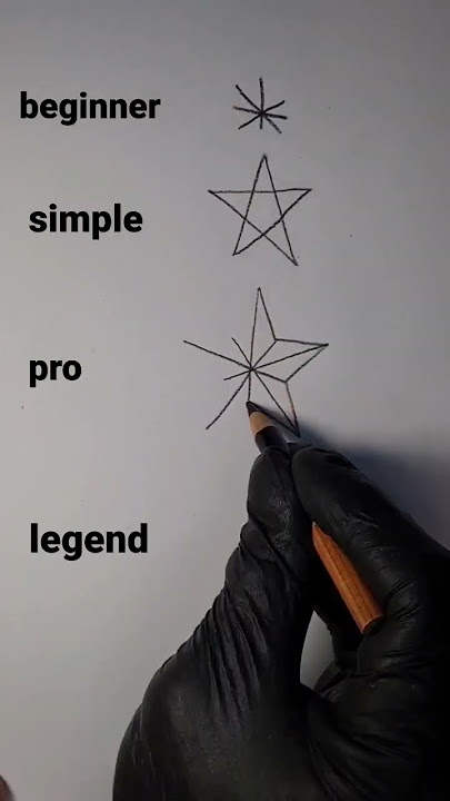 how to draw star