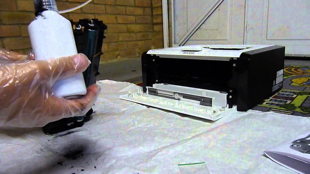 Ricoh SP201n Toner Refill YouTube