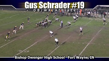Gus Schrader -#19 DB/WR/Athlete Highlights by Championship Grade Video