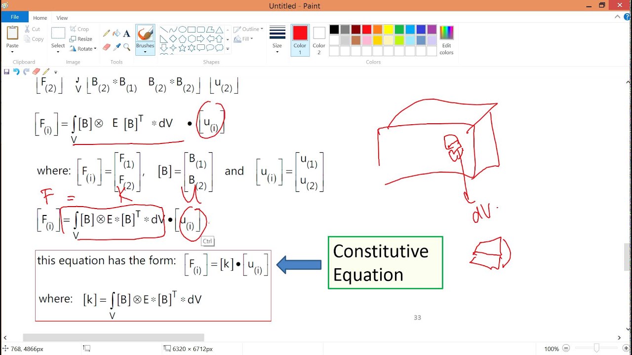 l8v5 Deriving F=KU weak form part 3 deriving the general weak form