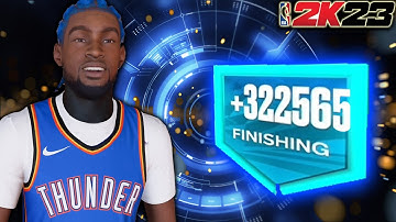 FASTEST WAY TO GET FINISHING BADGES MAX FINISHING BADGES IN 2 HOURS NBA 2K23 BEST METHOD