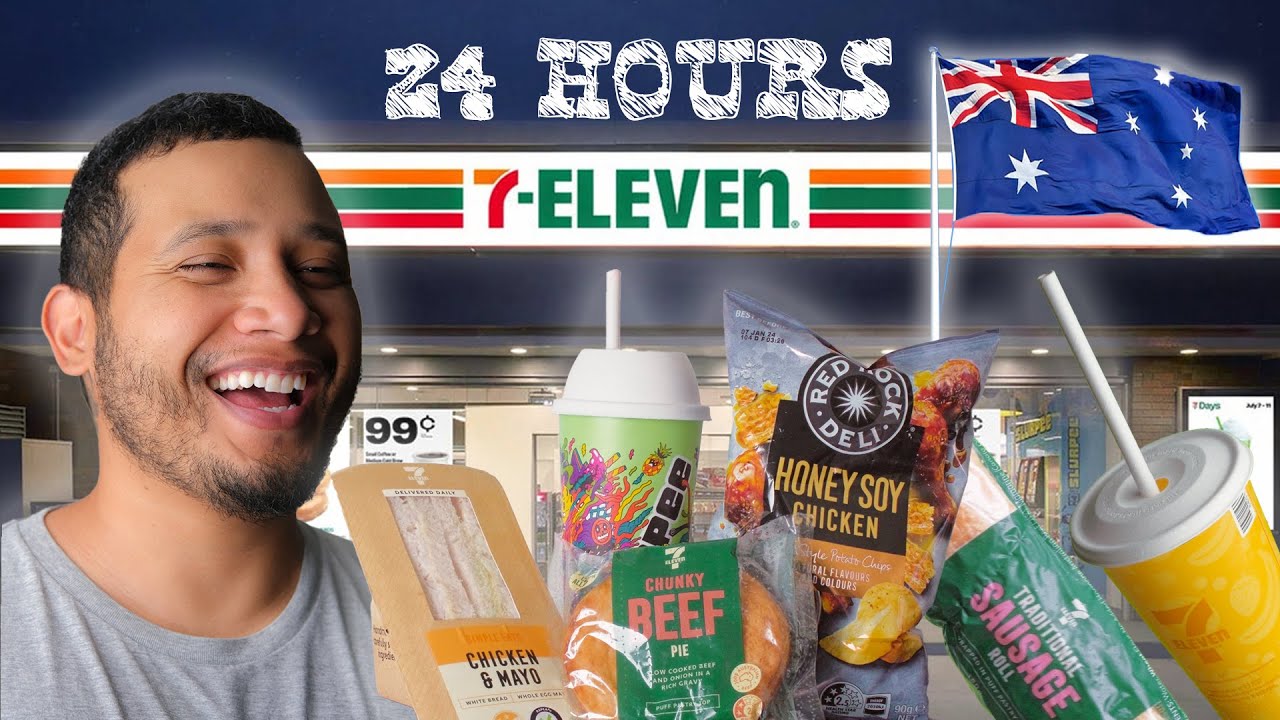 24 Hours Eating Only 7-Eleven In Australia 🇦🇺