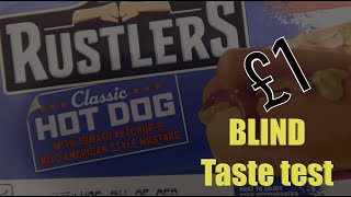 Rustlers £1 MICROWAVE hotdog -  the BLIND taste test screenshot 4