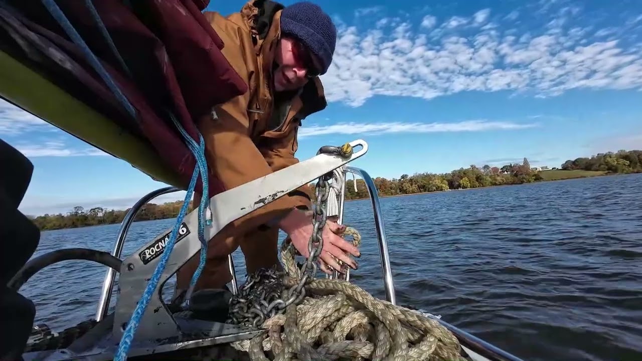 S2E125 Leaving Anchor Under Sail \ Dealing with Freezing Temperatures