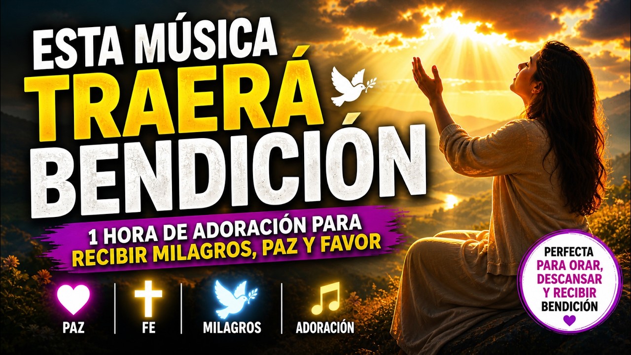 🙏 Música Cristiana para Orar, Recibir Milagros y Paz | 1 Hora de ...