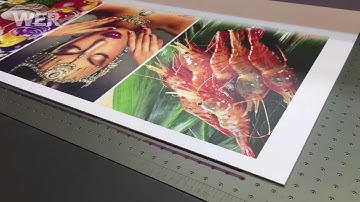 large format UV Printer review video WER-K2513UV application display