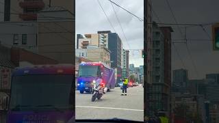 Motorcade escort in Vancouver #canada #city #police #vancouver #travel