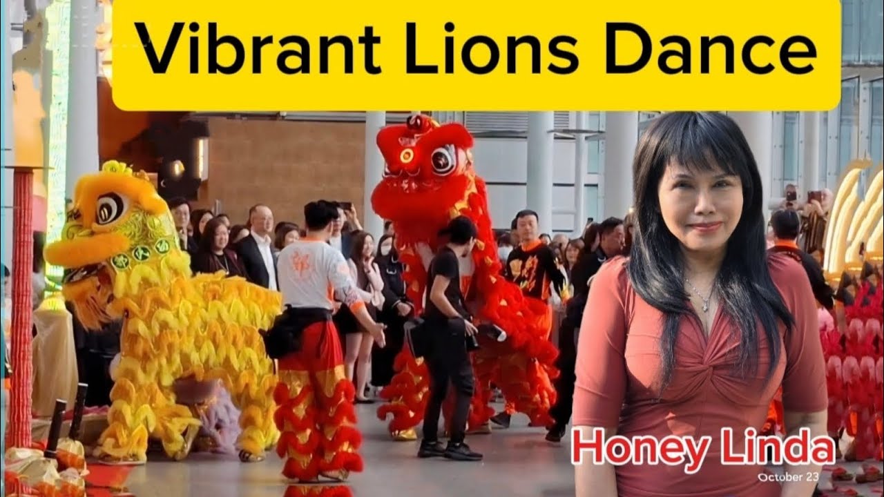 Яркий танец львов