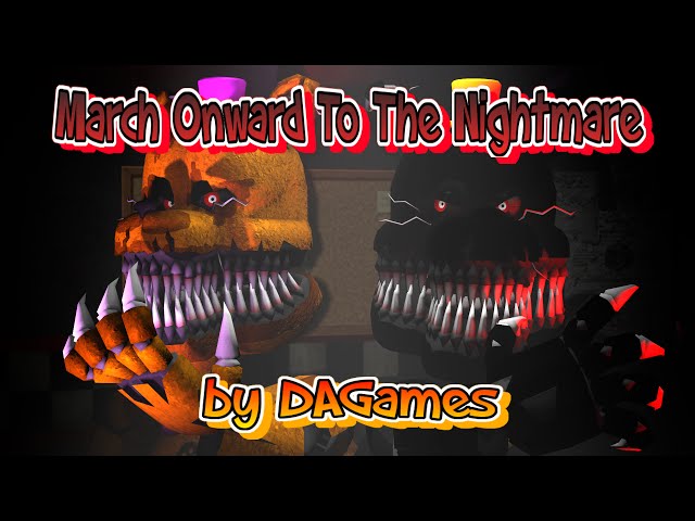 SFM| Fredbear and Nightmare |music by: DAGames - March onward class=