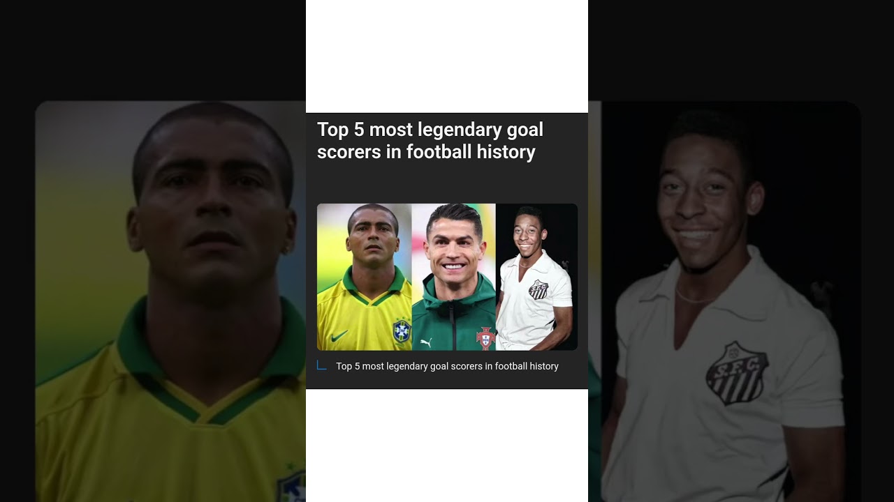 "Top 5 Legendary Goal Scorers in Football History ⚽👑 
