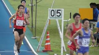 日体大記録会5000m29組 須河 (中大OB) 2018.9.23