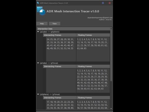 ADR Mesh Intersection Tracer