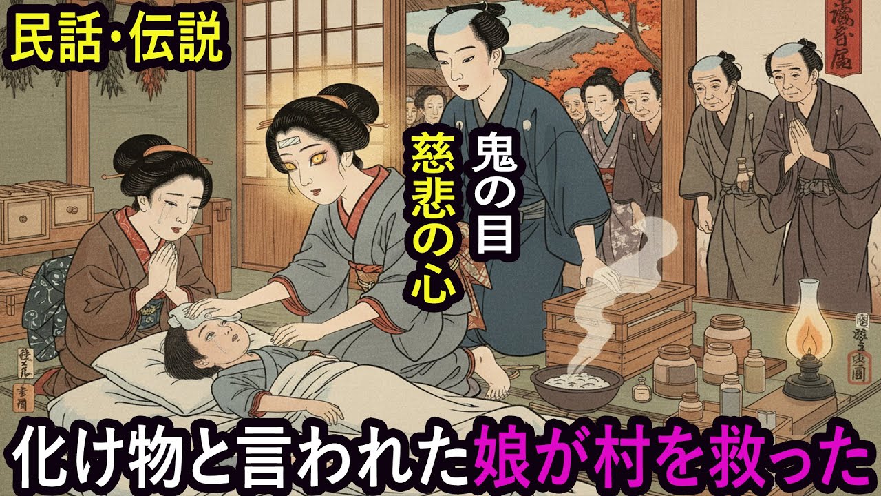 鬼の目を持つ娘が村の守護神になった物語――野談・民話・伝説・説話・昔話