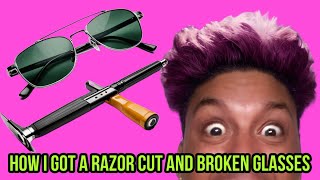 HOW I GOT A RAZOR CUT AND BROKEN GLASSES #MidsommarkransenLiving #ComedicVlogs #EverydayLaughs