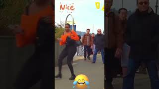 Reaction after being frightened#bushmanprank #funnyprank #pranks #streetpranks