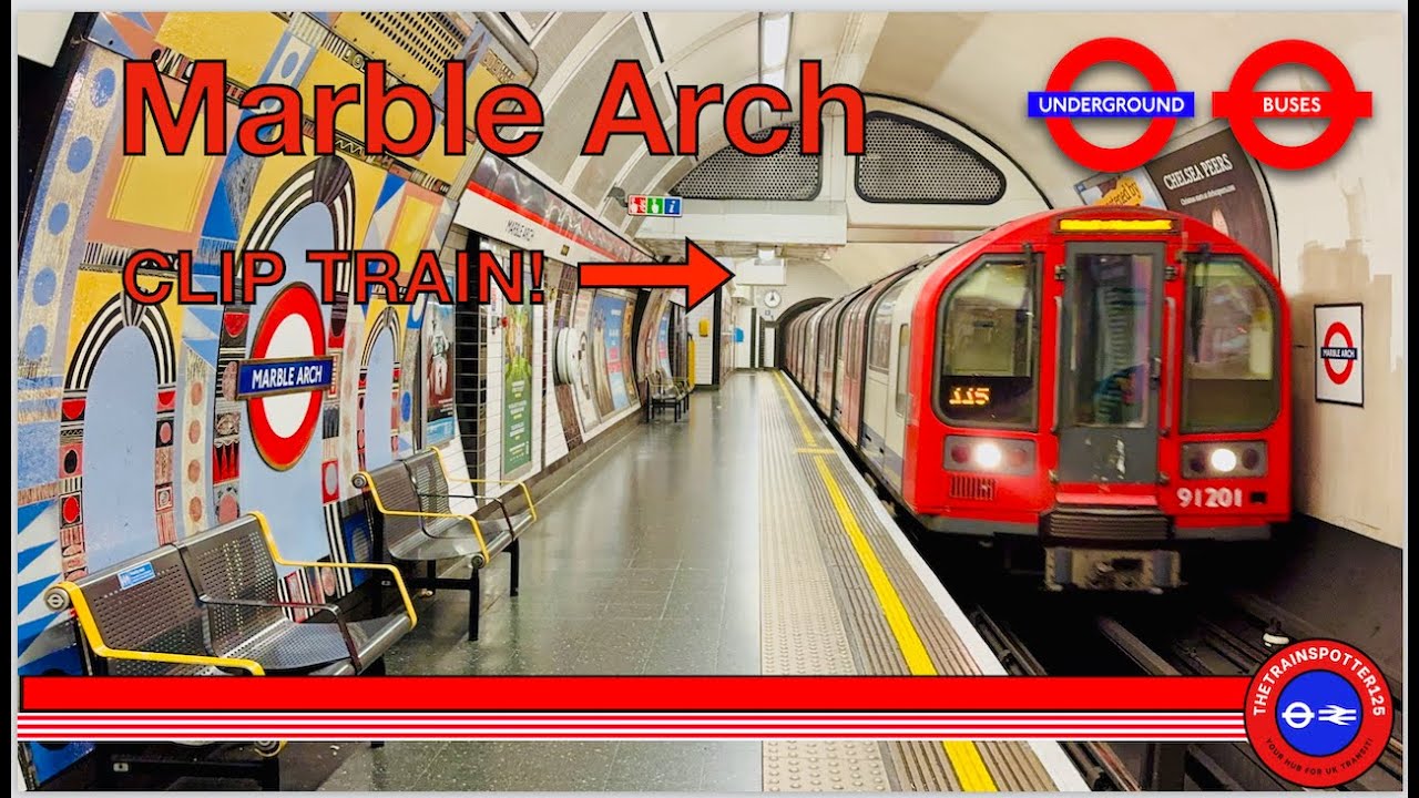 Central Line and London Buses at Marble Arch Station! - LU (st.17/09/2025)