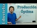 El optimo de produccion en competencia perfecta | Microeconomía | Libertelia