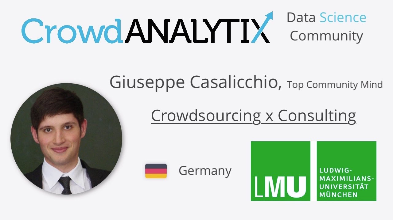 Data Science Community Interview with Giuseppe Casalicchio - Crowdsourcing x Consulting