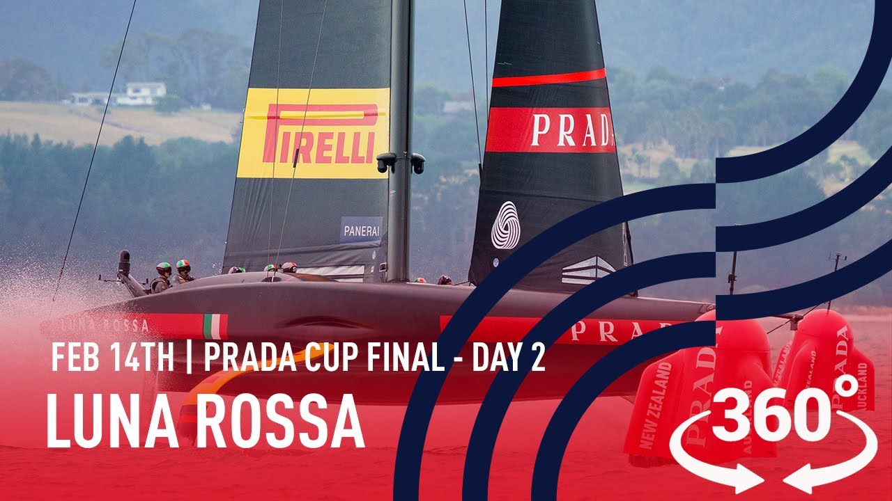 Luna Rossa Onboard 360 | PRADA Cup Final Day 2