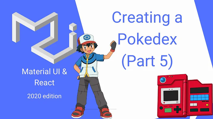 React & Material UI #18: Creating a Pokedex (part 5) - Adding a search bar to filter Pokemon results