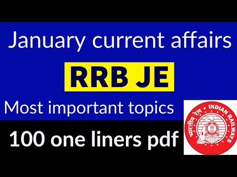 important current affairs for rrb je