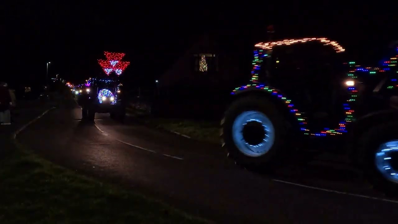 Christmas charity tractor run 2025   Orkney Islands Scotland