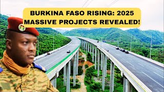 megaprojetos de infraestrutura em andamento no Burkina Faso em julho de 2025