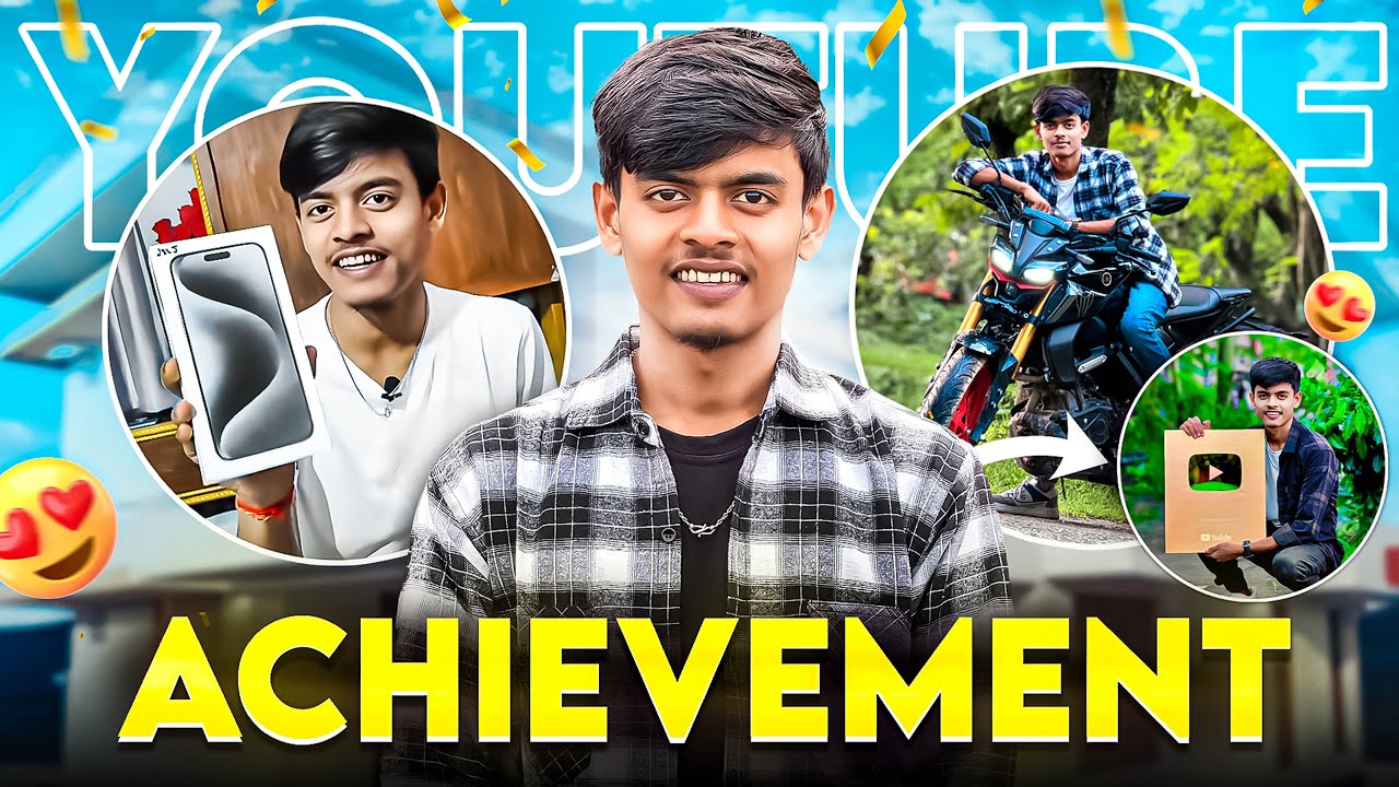 My All Achievements From YouTube | Motivational Video 🔥