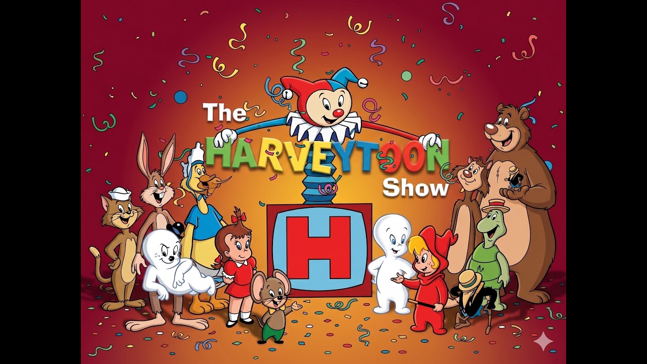 VHS COMPLETE | HARVEYTOON - CASPER AND FRIENDS - DUBBED - PARISI