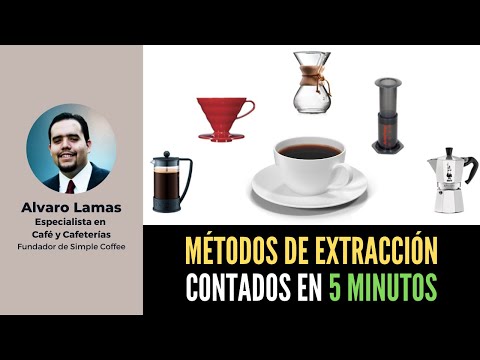 Métodos de Extracción de Café contados en 5 minutos | Alvaro lamas Los 5 métodos de extracción de café que debes conocer