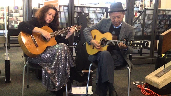 Manuel "Cowboy" Donley and Sylvia Donley live performance at John Henry Faulk library (2016)