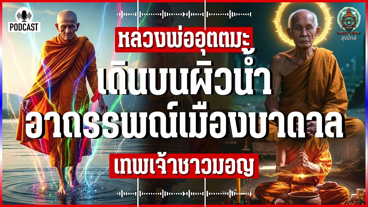 หลวงพ่ออุตตมะ เดินบนน้ำได้ดั่งใจนึก และตำนานปาฏิหาริย์ที่เล่าขานไม่รู้จบ!(ตลอด 2 ชั่วโมง) | ลุงยักษ์