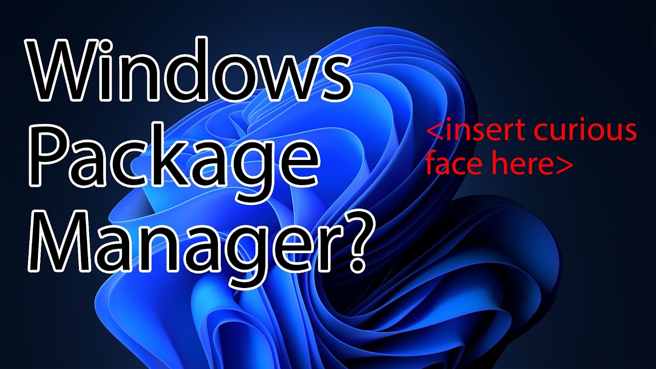 This actually exists! Winget everything!