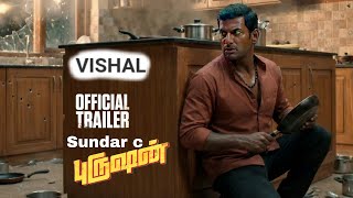 Purushan Official Trailer Vishal Sundar C Thamanna Yogi Babu Hiphop Aadhi