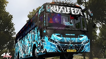 🛑 KHALEEFA | ZAYED MAZOOD🔥|⚡2+2 ZEDASTRA BS6 MOD LIVERY| BUSSID LIONKING GAMING#bussidmod #download🛑