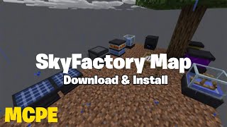 How To Download SkyFactory Map for MCPE 1.20+ | Get SkyFactory Map for Minecraft PE! screenshot 4