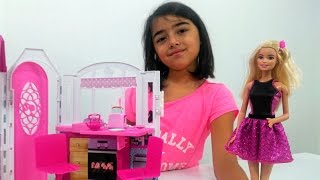 Barbie giydirme oyunu. Kız evcilik oyunları - YouTube