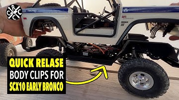 Quick Release Body For The SCX10iii Early Bronco