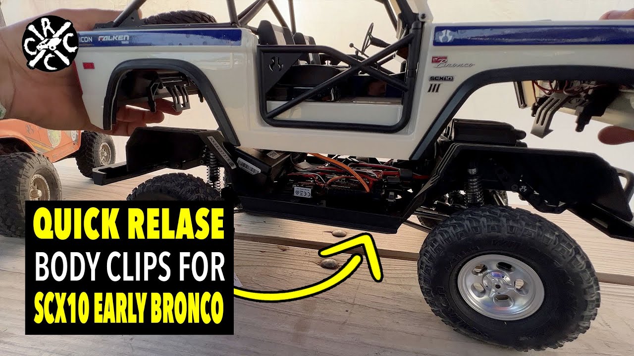 Quick Release Body For The SCX10iii Early Bronco