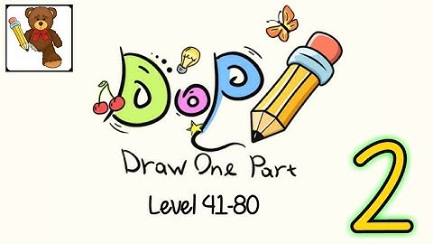 DOP (Draw One Part) - Gameplay Walkthrough - All Levels 41-80 (iOS, Android)