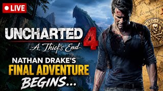 Nathan Drake’s FINAL Adventure Begins… 🎮 | Uncharted 4 PS5 LIVE 🔴