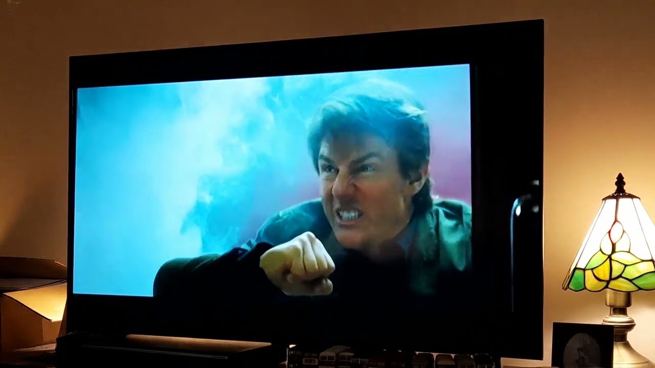 Mission Impossible Rogue Nation 2015 Film Ethan Hunt gets enveloped by Smoke 