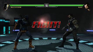 Deathstroke Vs Kano Mortal Kombat Vs Dc Universe